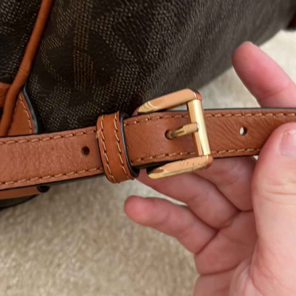 Michael Kors Rhea Medium Logo Backpack - Picture 8 of 16